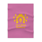 Classic Logo Soft Fleece Baby Pink Blanket