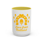 Classic Logo Colourful Love From Rutland Mug