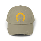 Trendy Distressed Cap with Classic Logo Design