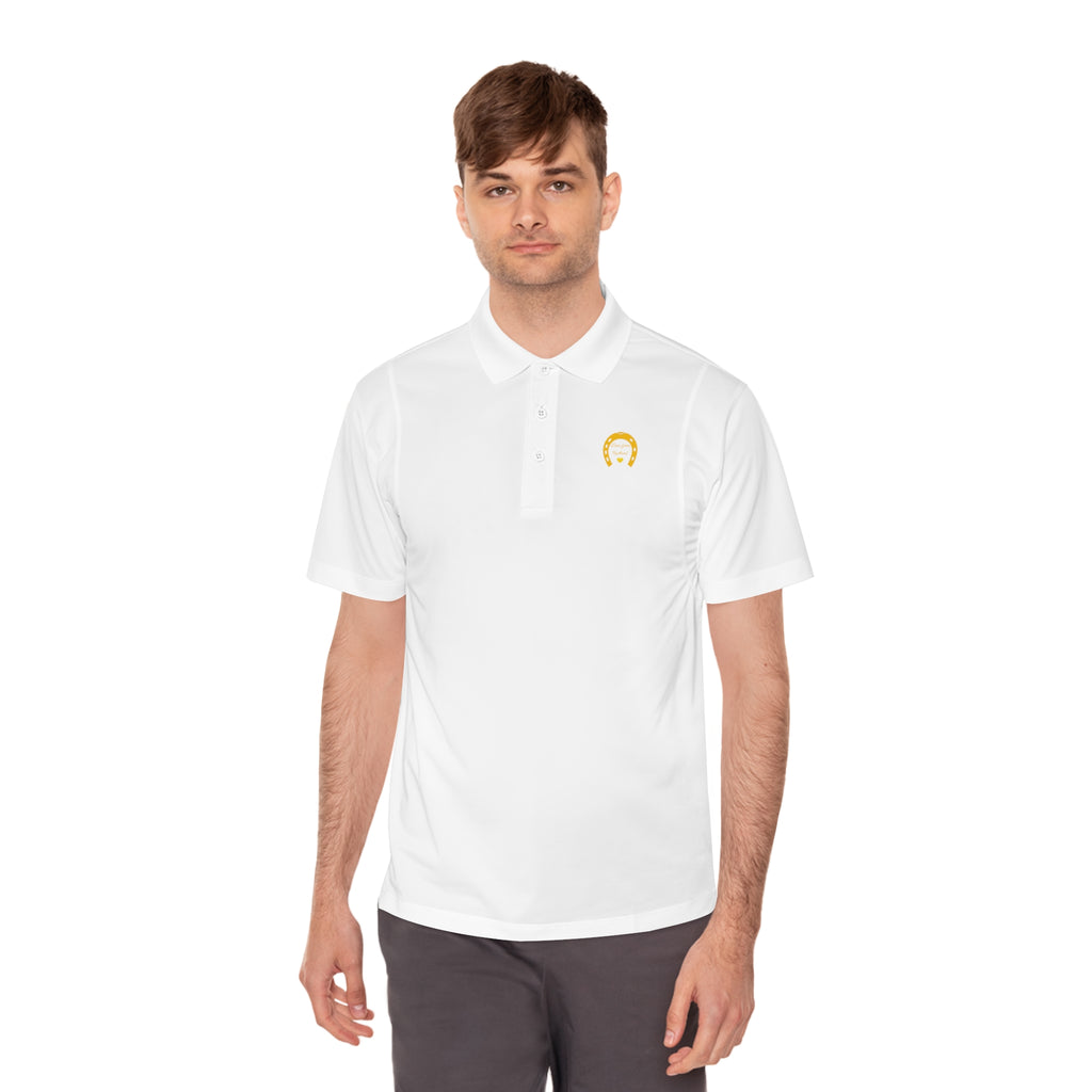 Heart & Horseshoe Men's Sport Polo Shirt