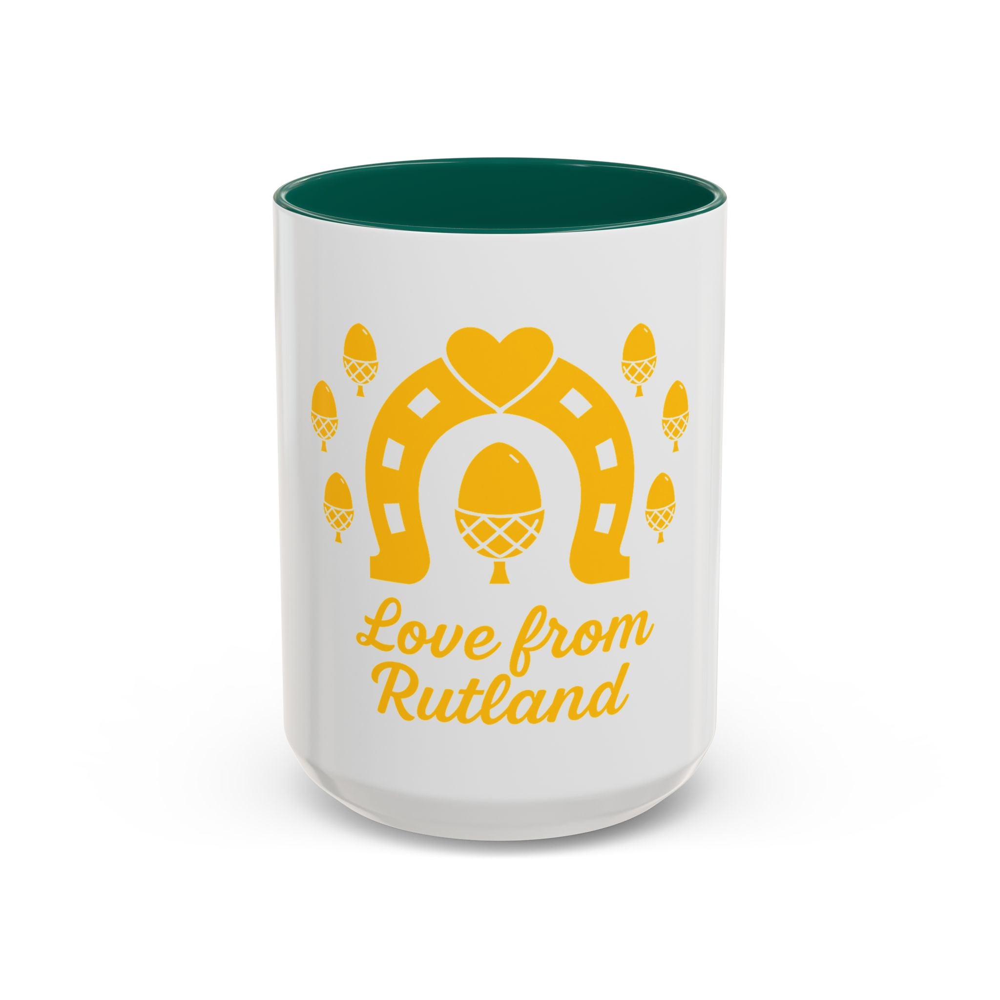 Classic Logo Colorful Love From Rutland Mug, Unique Gift, Coffee Mug, Home Decor, Designed Mug, Personalized Gift