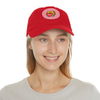 Heart & Horseshoe Cap with Leather Patch (Round)