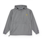 Classic Logo Champion Outdoor Anorak Jacket - Lightweight Rain Gear, Packable Windbreaker