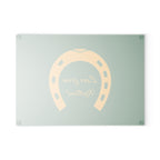 Classic Logo Green Glass Chopping Board —  Kitchen Serving/Cutting Board