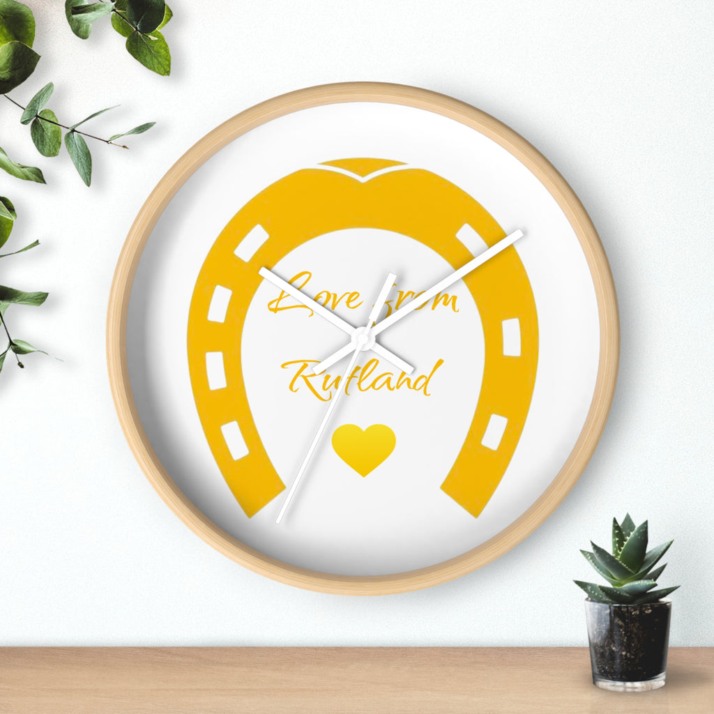 Heart & Horseshoe Wall Clock