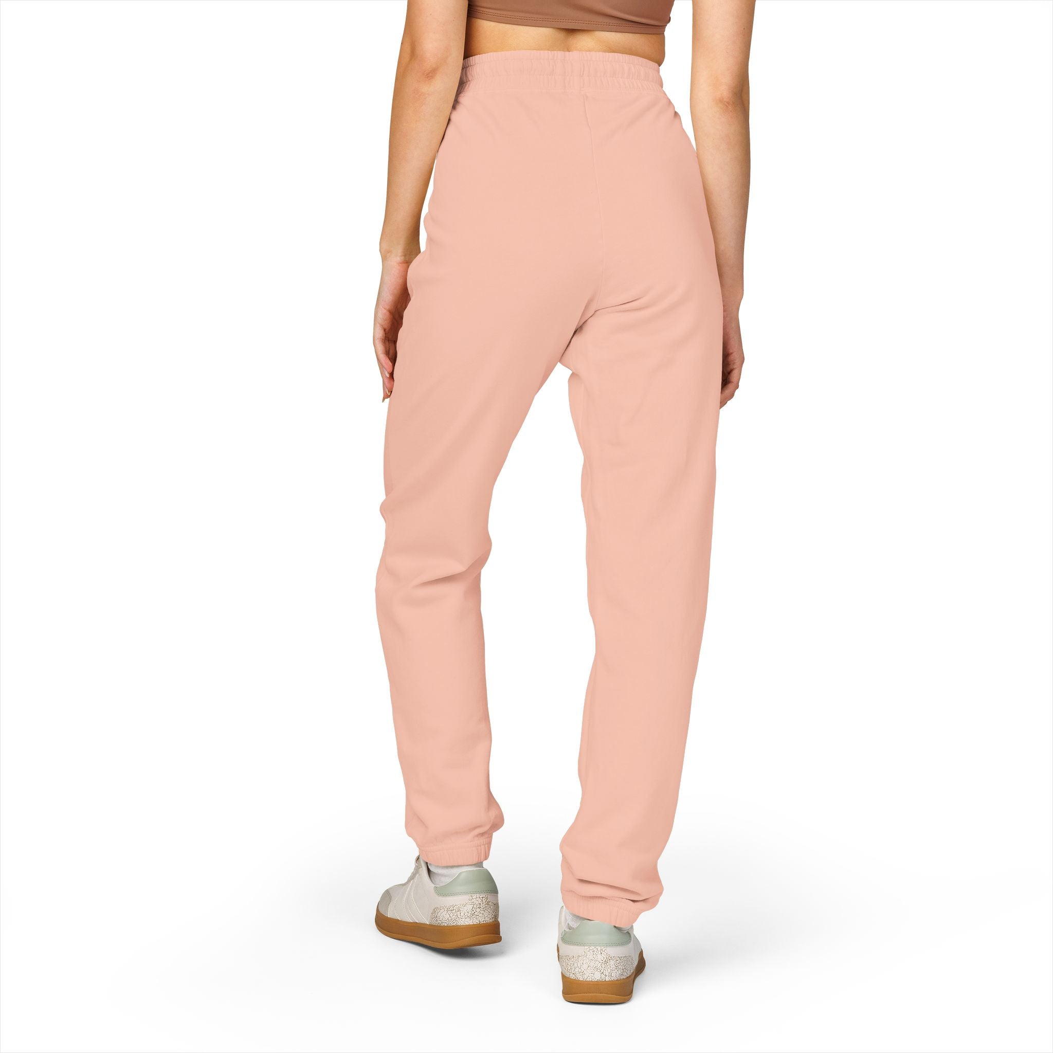 Classic Logo Cozy Garment-Dyed Sweatpants | Unisex Fleece Lounge Pants