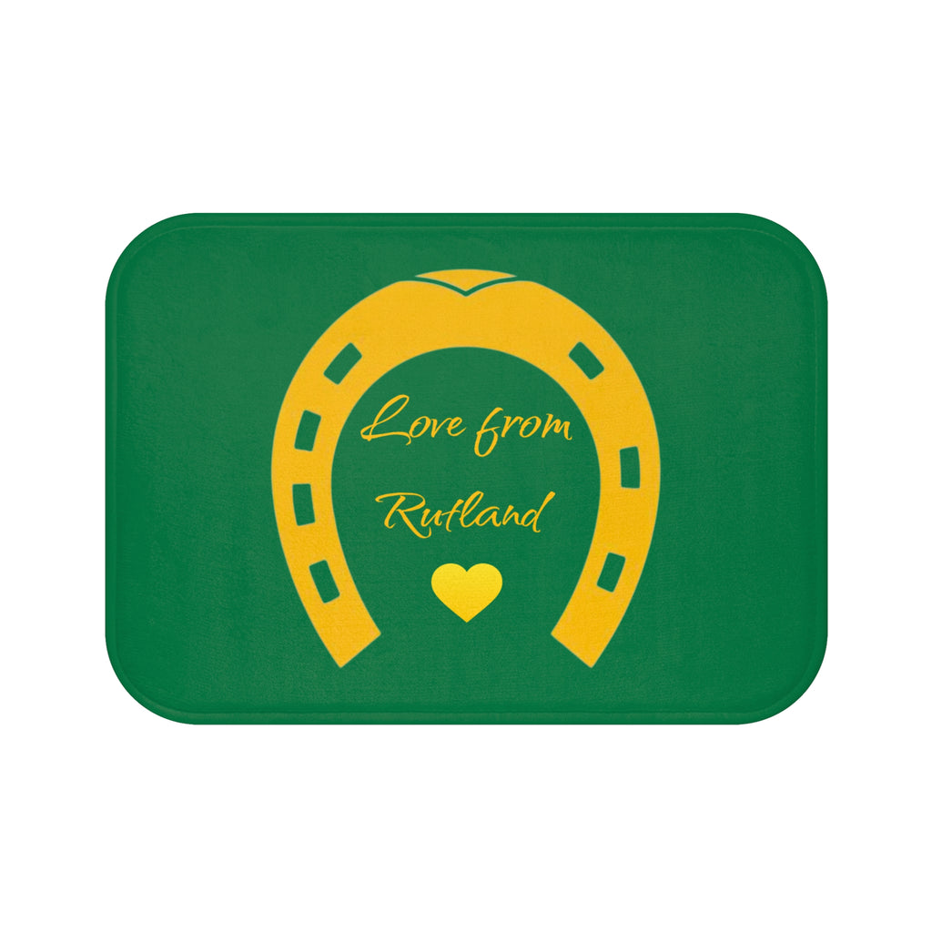 Heart & Horseshoe Bath Mat