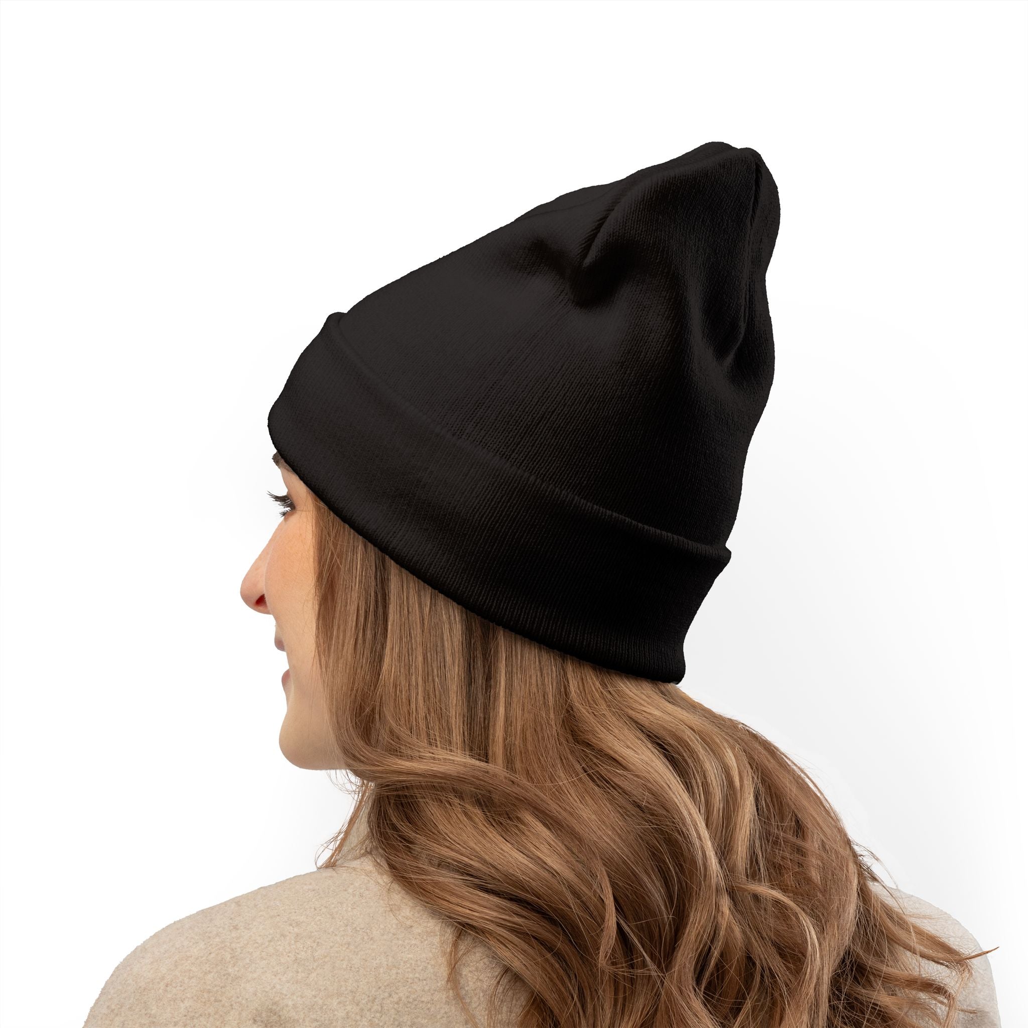 Classic Logo Embroidered Knit Beanie