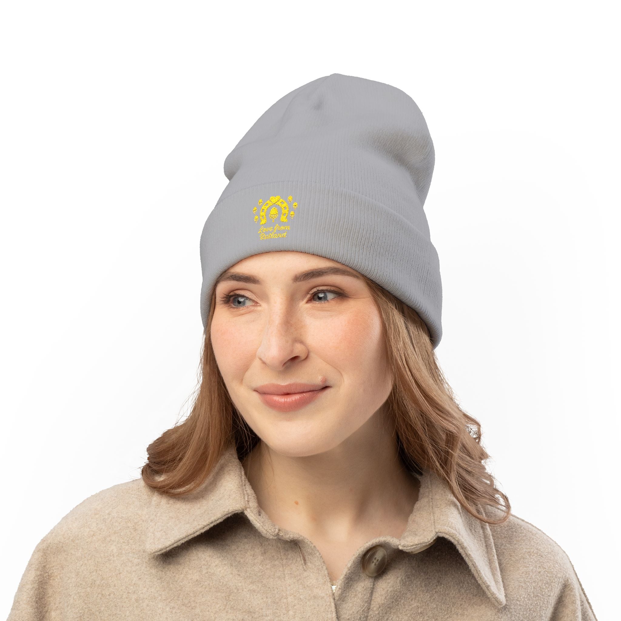 Classic Logo Embroidered Knit Beanie