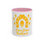 Classic Logo Colourful Love From Rutland Mug