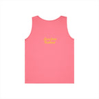 Sunshine Goddess Unisex Heavy Cotton Tank Top, Summer Style, Casual Wear, Beach Day Outfit, Gift for Her, Vacation Attire