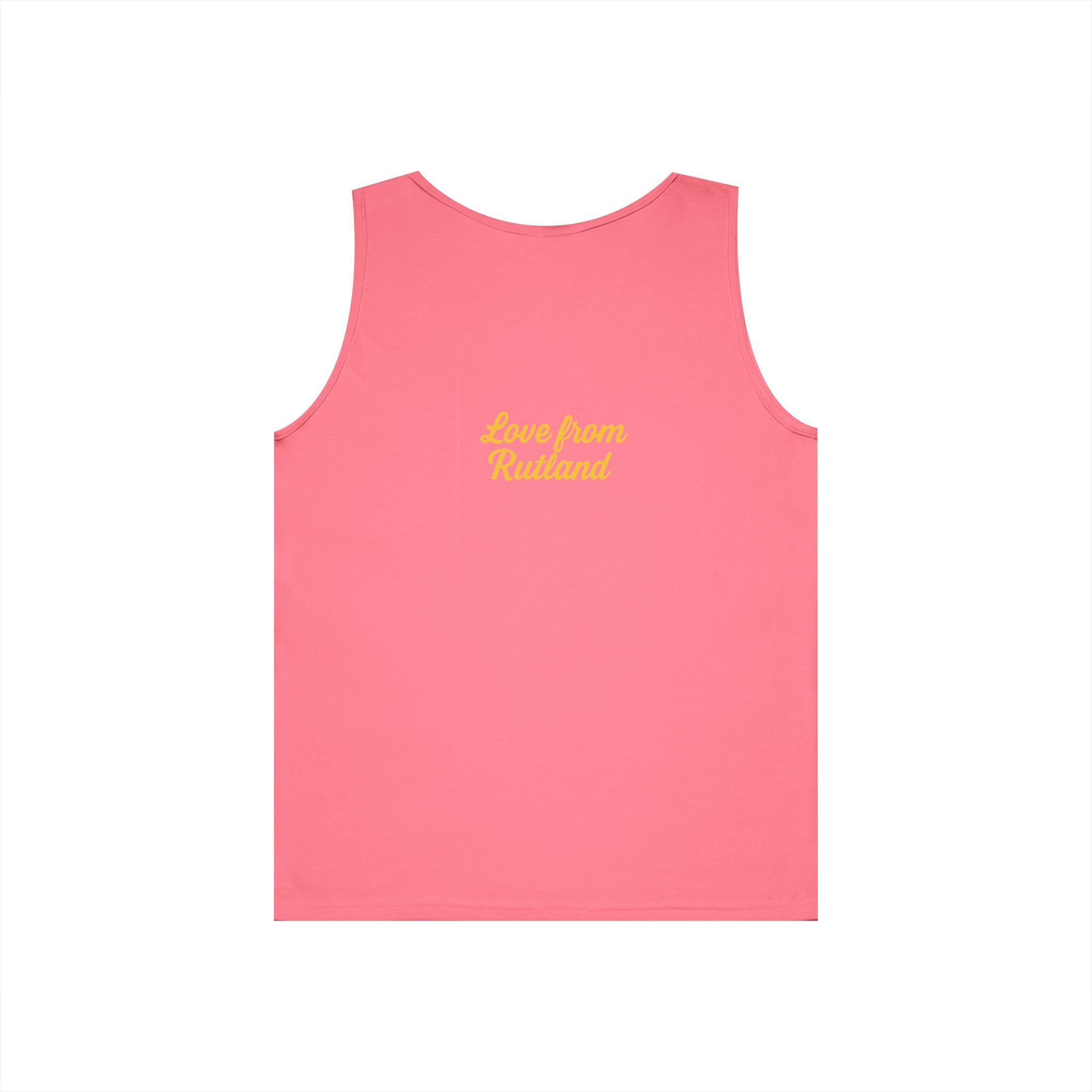 Sunshine Goddess Unisex Heavy Cotton Tank Top, Summer Style, Casual Wear, Beach Day Outfit, Gift for Her, Vacation Attire