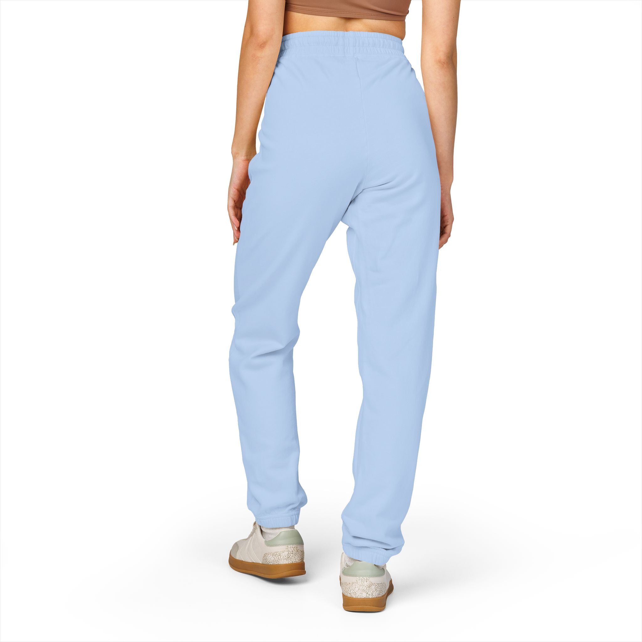 Classic Logo Cozy Garment-Dyed Sweatpants | Unisex Fleece Lounge Pants