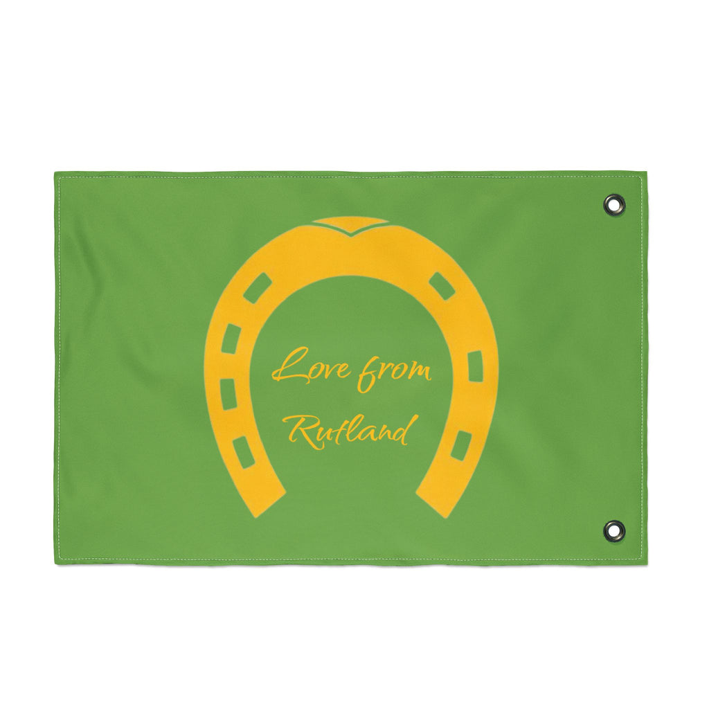 Classic Logo Love From Rutland Double Sided Flag