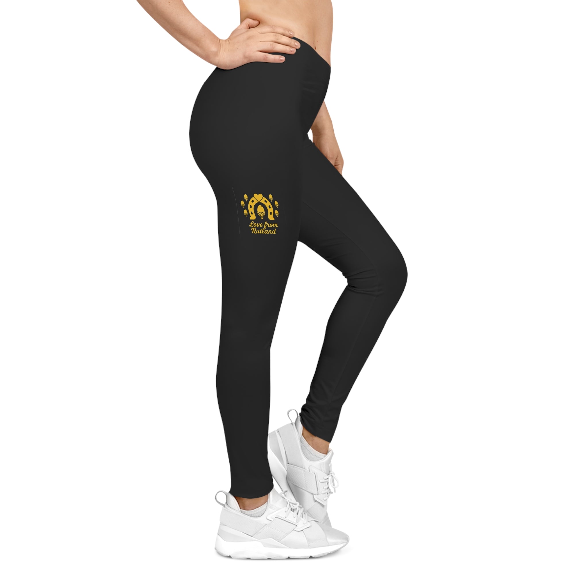 Classic Logo Love From Rutland Women's Casual Leggings