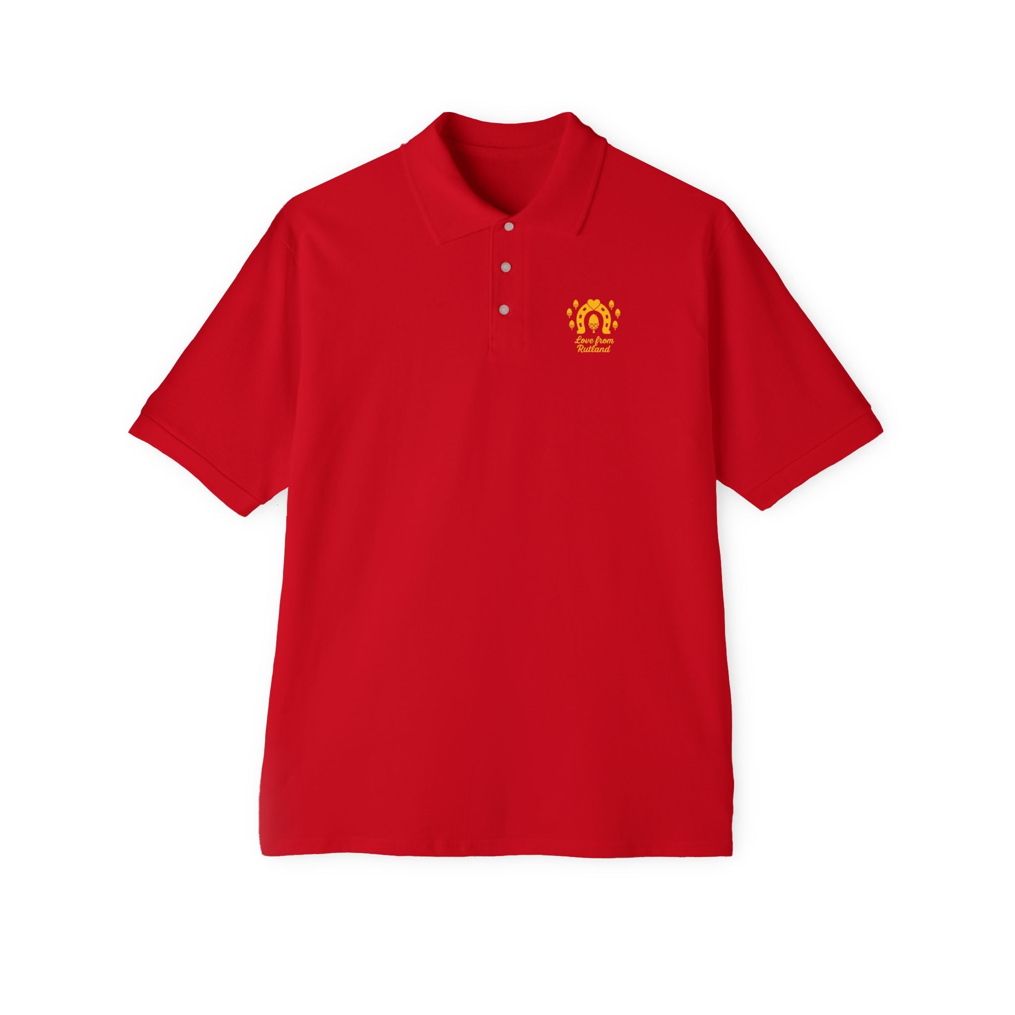 Stylish Men's Piqué Classic Logo Polo Shirt