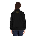 Classic Logo Women's Bomber Jacket - Black