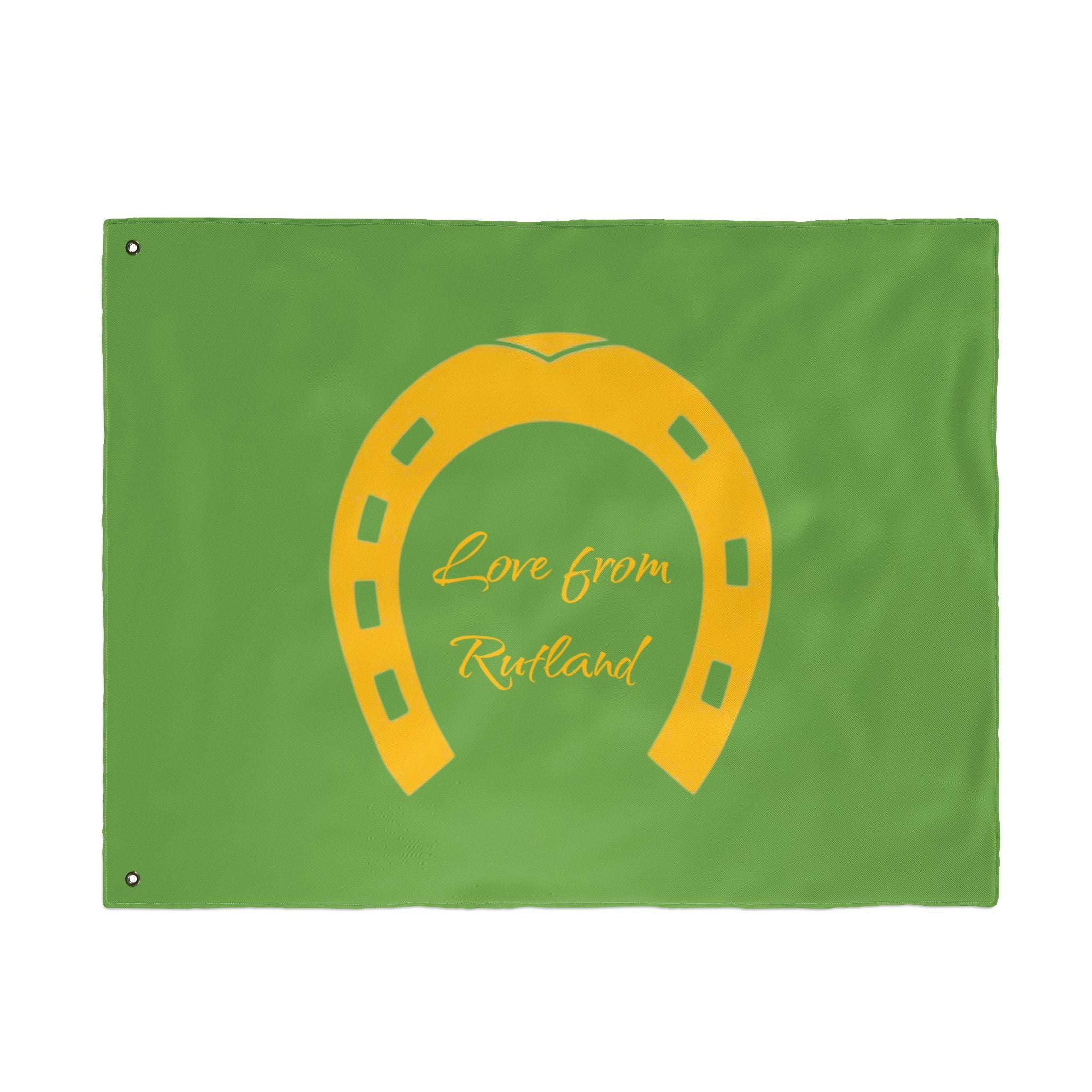 Classic Logo Love From Rutland Double Sided Flag