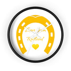 Heart & Horseshoe Wall Clock