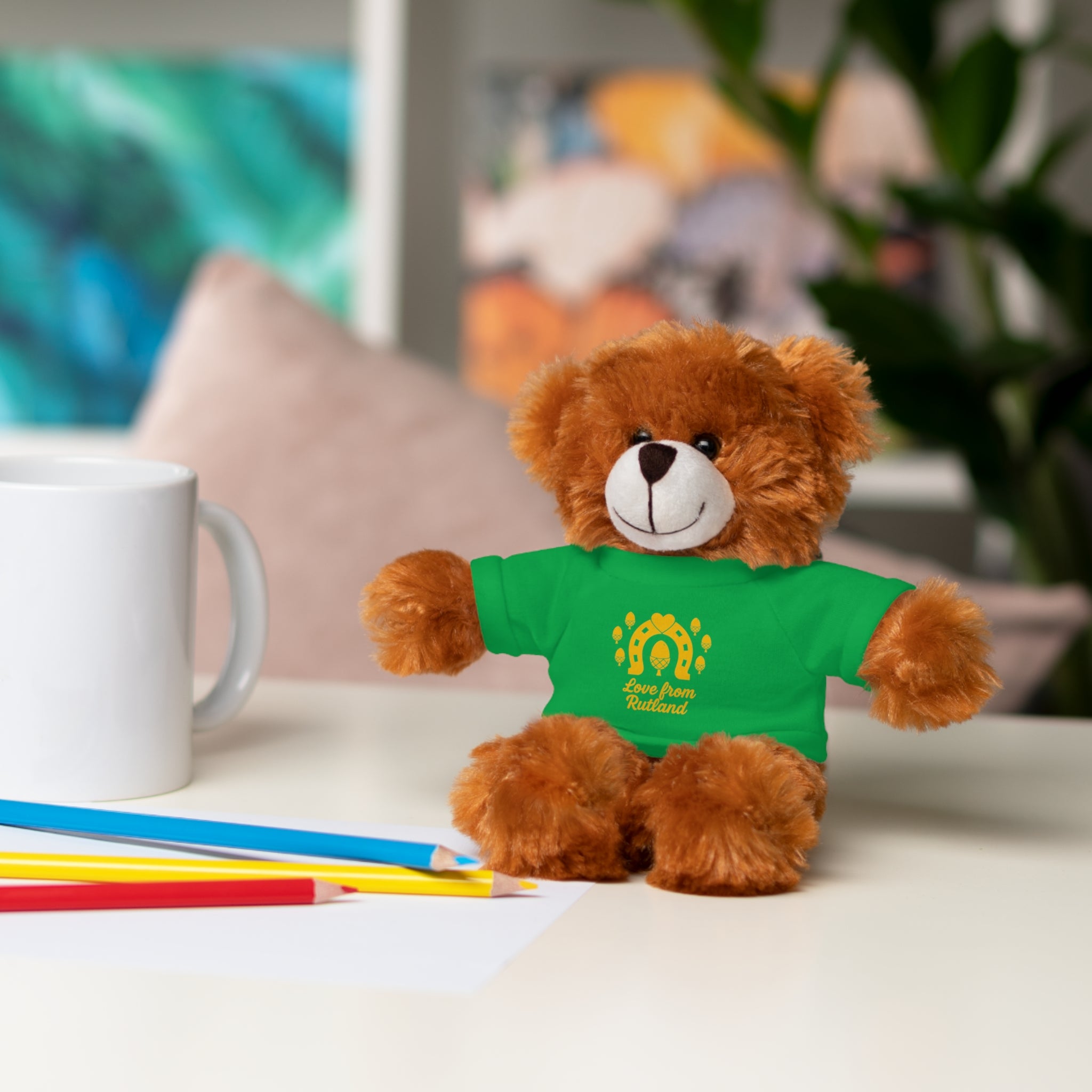 Huggable Teddy Toy with Classic Logo Tee