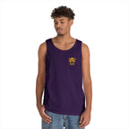 Sunshine Goddess Unisex Heavy Cotton Tank Top, Summer Style, Casual Wear, Beach Day Outfit, Gift for Her, Vacation Attire