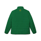 Classic Logo Love From Rutland Cozy Women's Puffer Jacket - Green