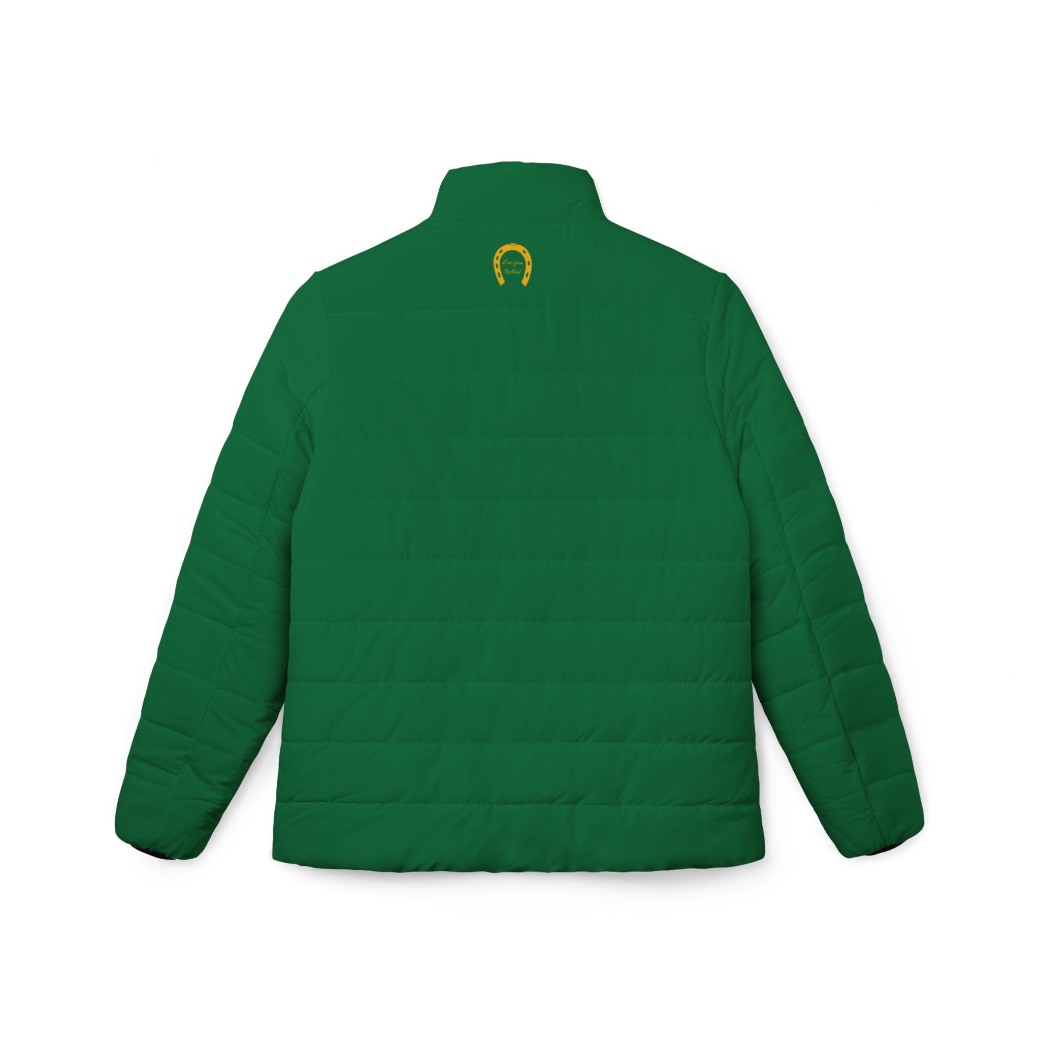Classic Logo Love From Rutland Cozy Women's Puffer Jacket - Green