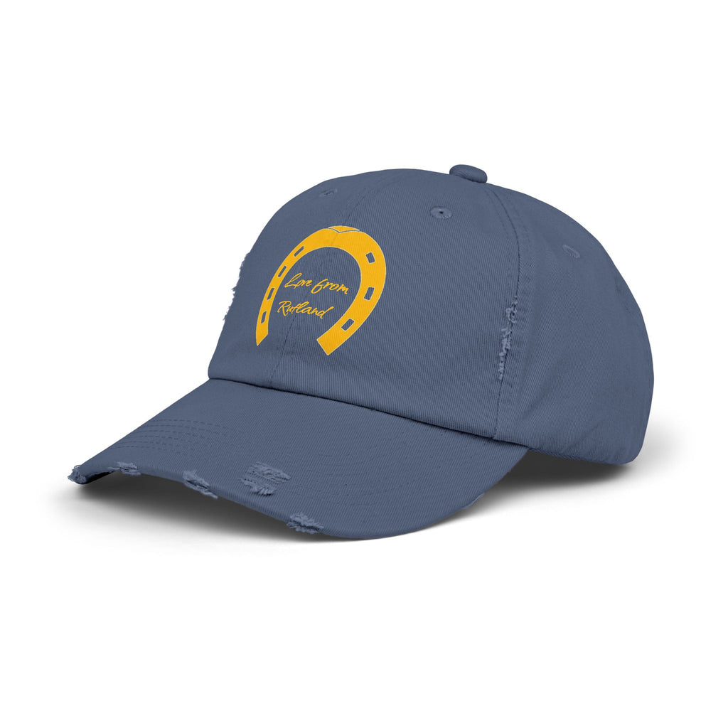 Trendy Distressed Cap with Classic Logo Design