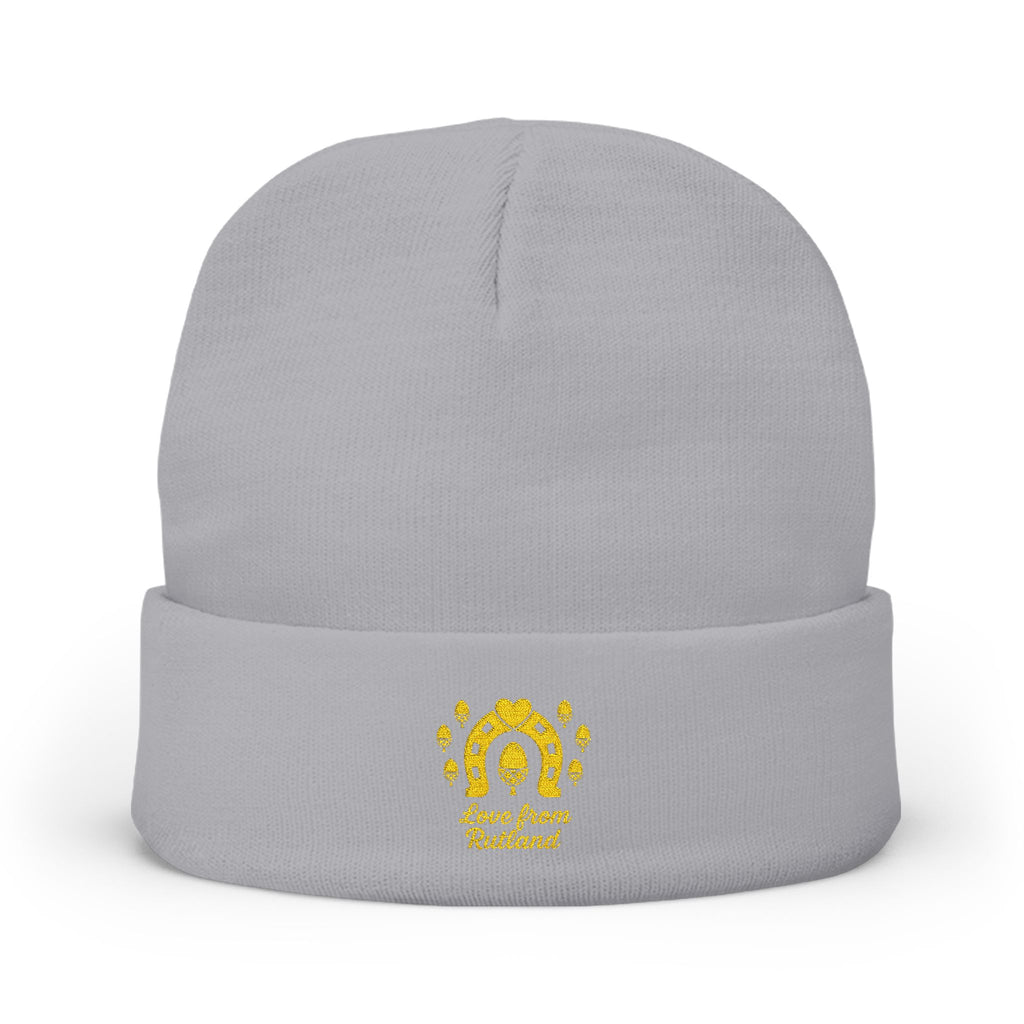Classic Logo Embroidered Knit Beanie