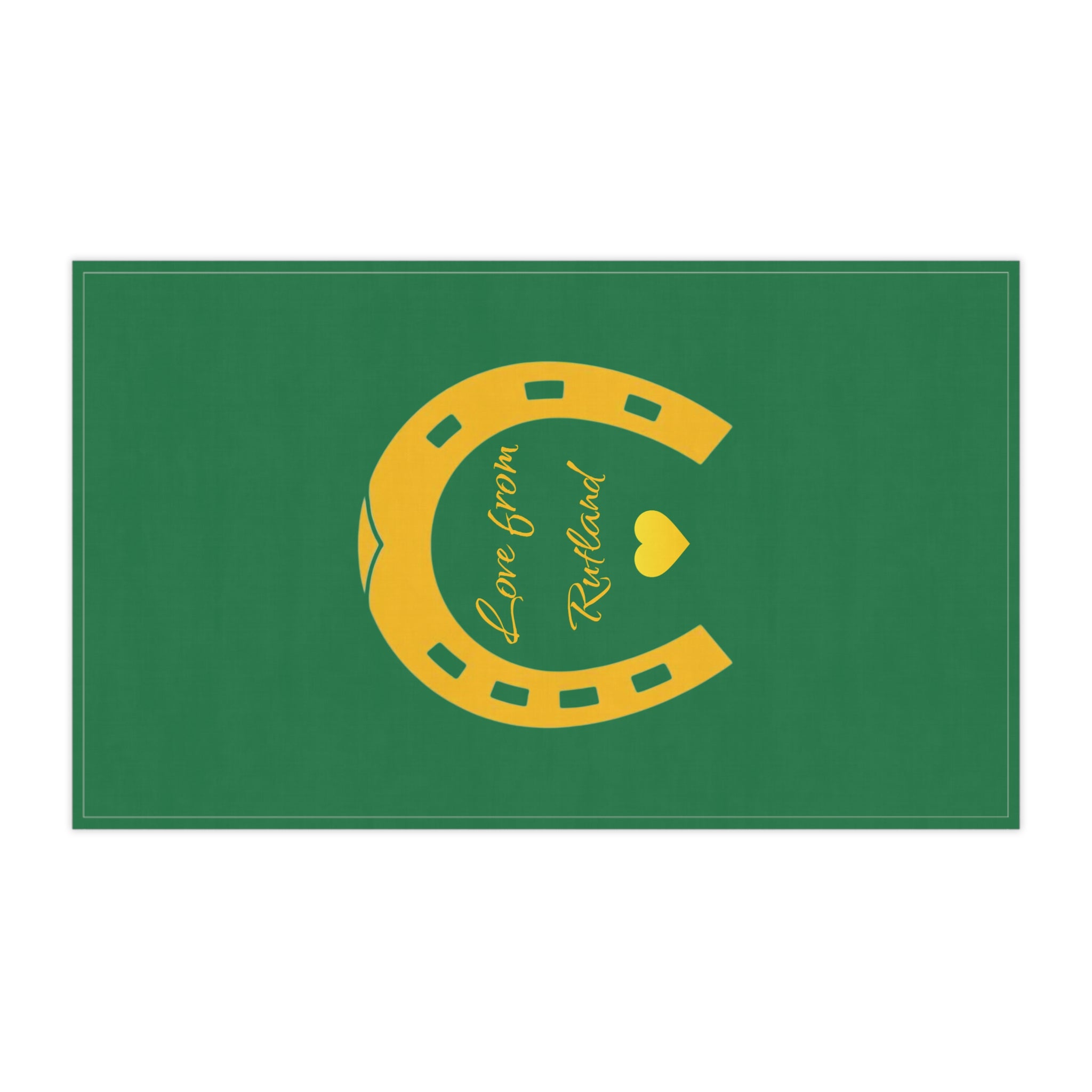 Heart & Horseshoe Tea Towels (cotton, poly)