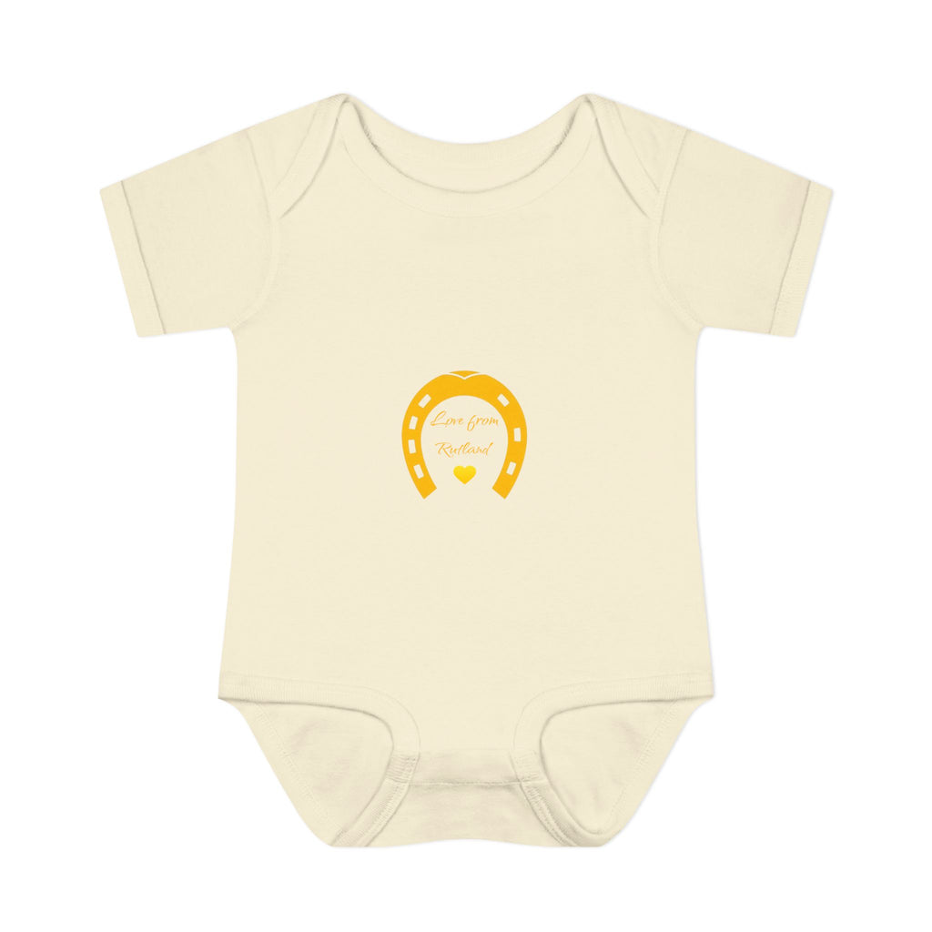 Heart & Horseshoe Bodysuit - Cute Gift for Newborns, Baby Shower, Birthday Outfit, Infants,