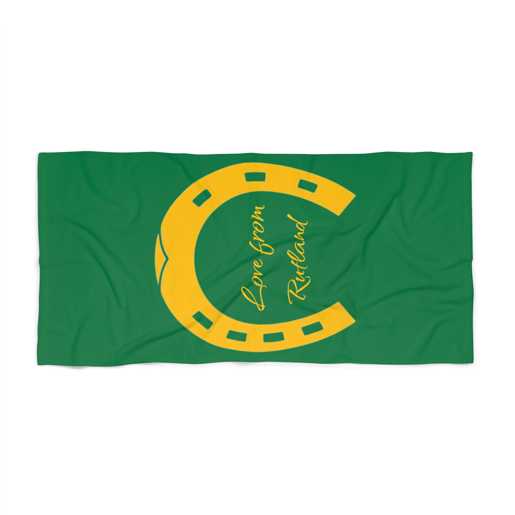 Classic Logo Love from Rutland Green Beach Towel