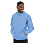Classic Logo Champion Outdoor Anorak Jacket - Lightweight Rain Gear, Packable Windbreaker