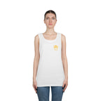 Sunshine Goddess Unisex Heavy Cotton Tank Top, Summer Style, Casual Wear, Beach Day Outfit, Gift for Her, Vacation Attire