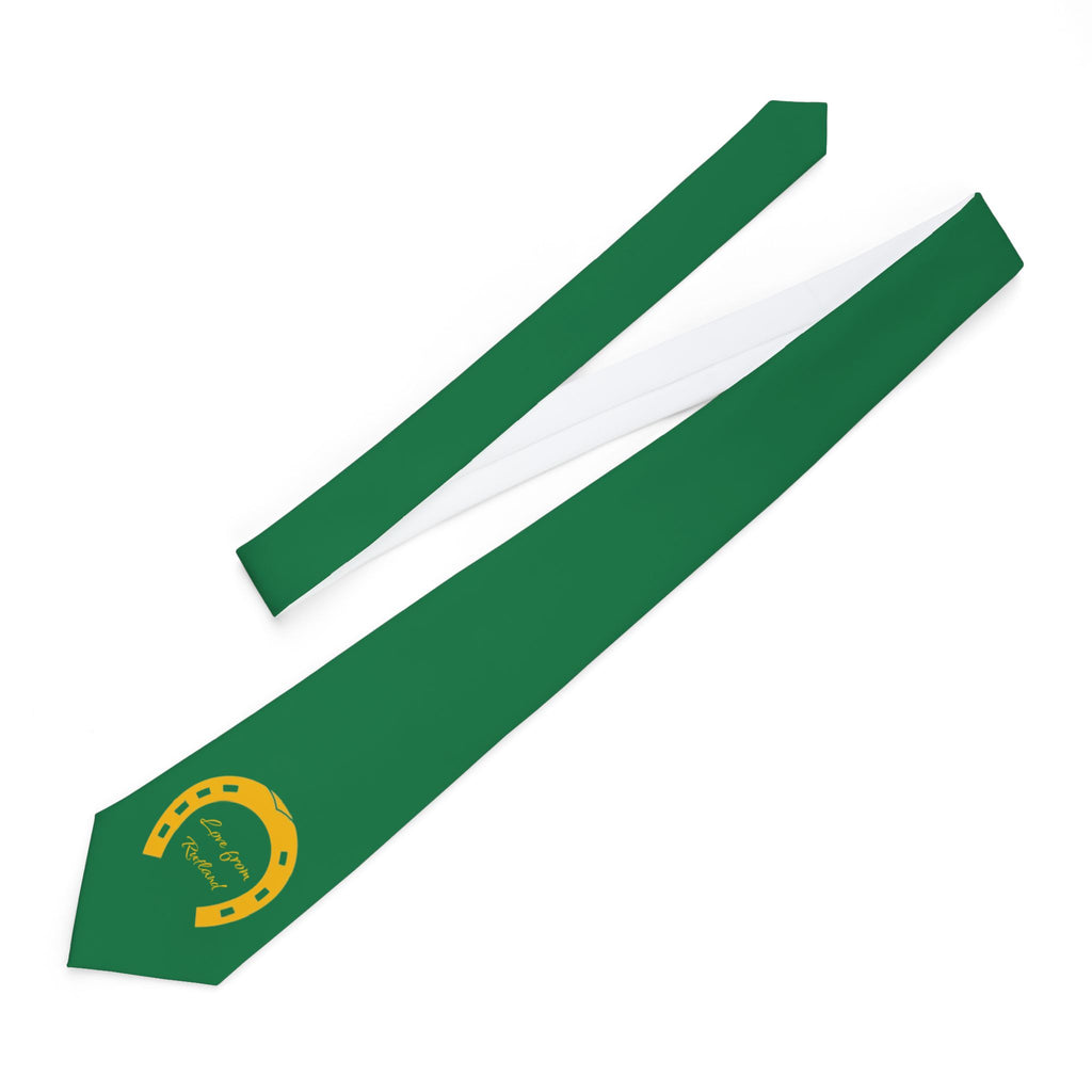 Classic Logo Green Love From Rutland Necktie