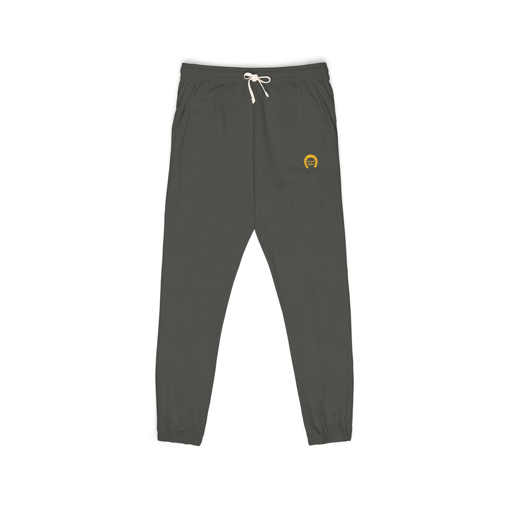 Classic Logo Cozy Garment-Dyed Sweatpants | Unisex Fleece Lounge Pants