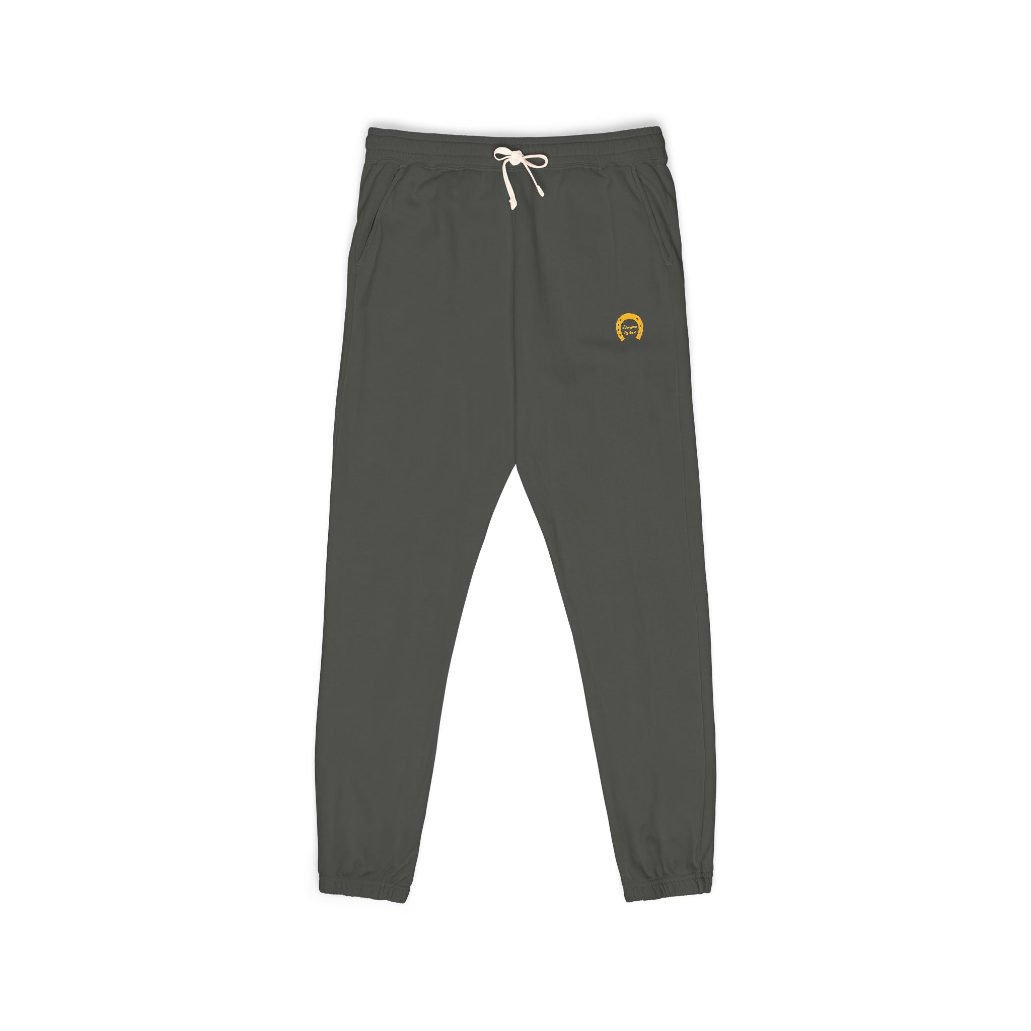 Classic Logo Cozy Garment-Dyed Sweatpants | Unisex Fleece Lounge Pants