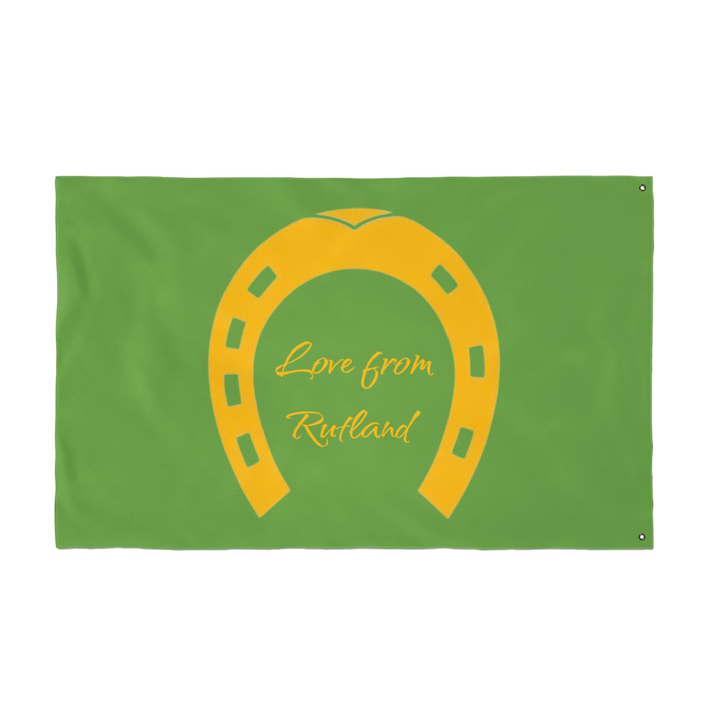 Classic Logo Love From Rutland Double Sided Flag