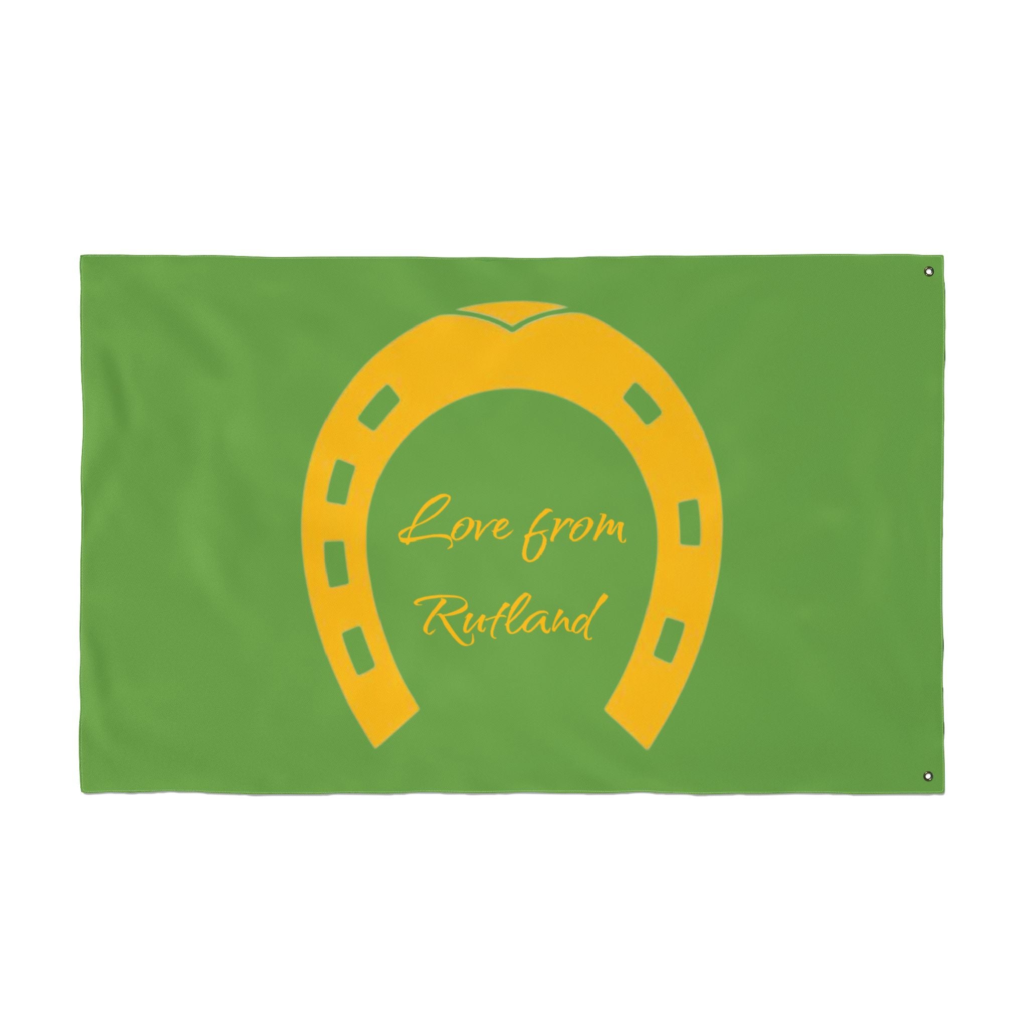 Classic Logo Love From Rutland Double Sided Flag
