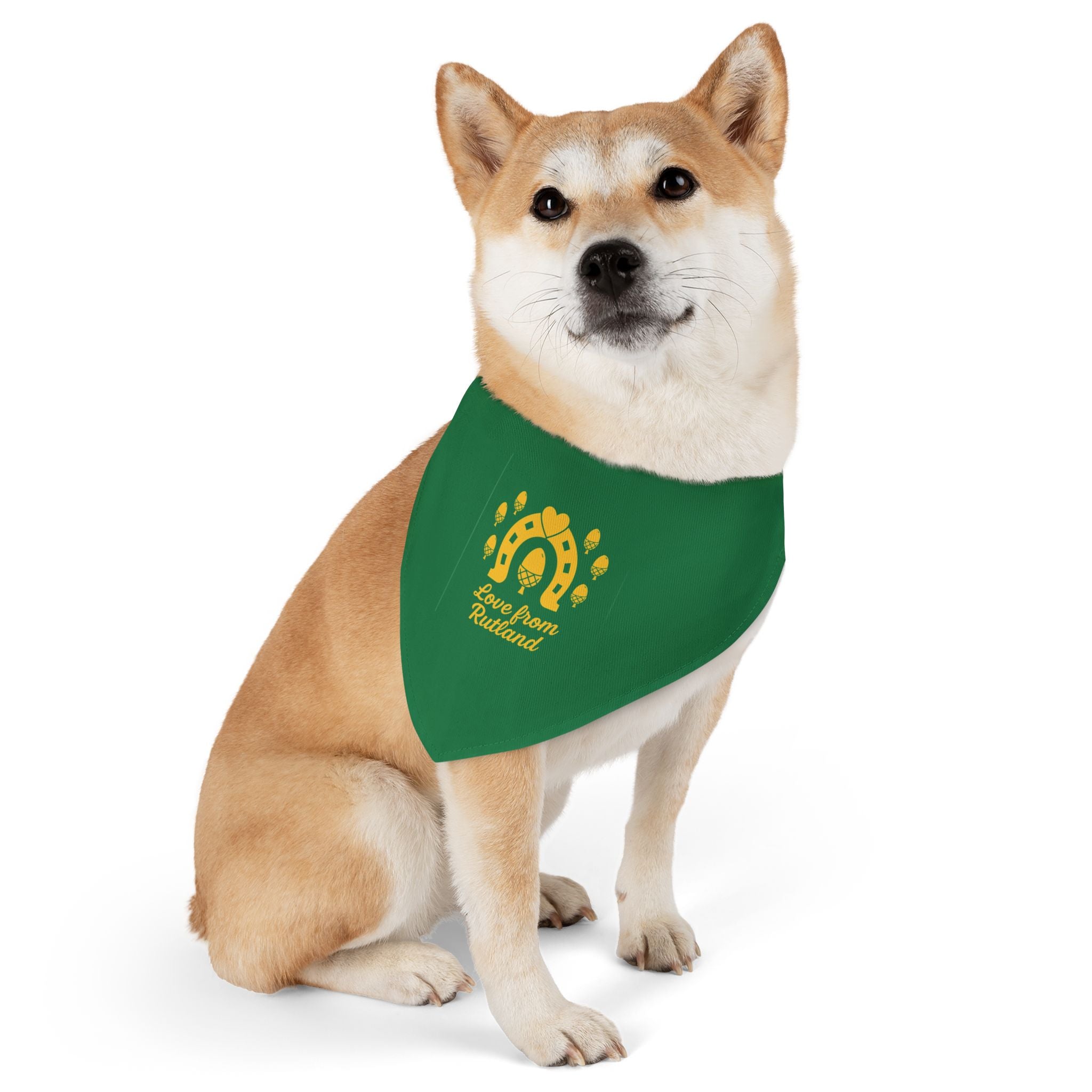 Classic Logo Pet Bandana Collar - Stylish Accessory for Dogs