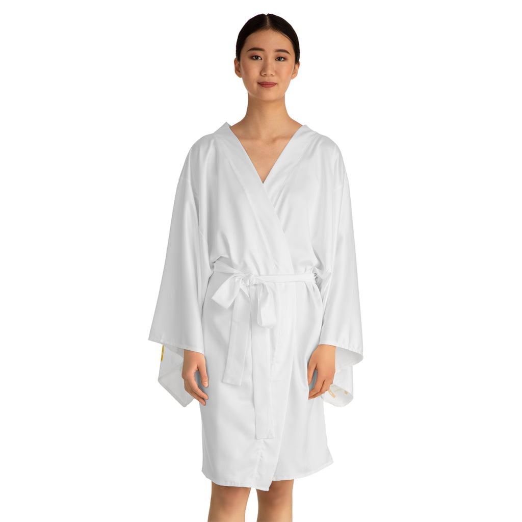 Classic Logo Long Sleeve Kimono Robe