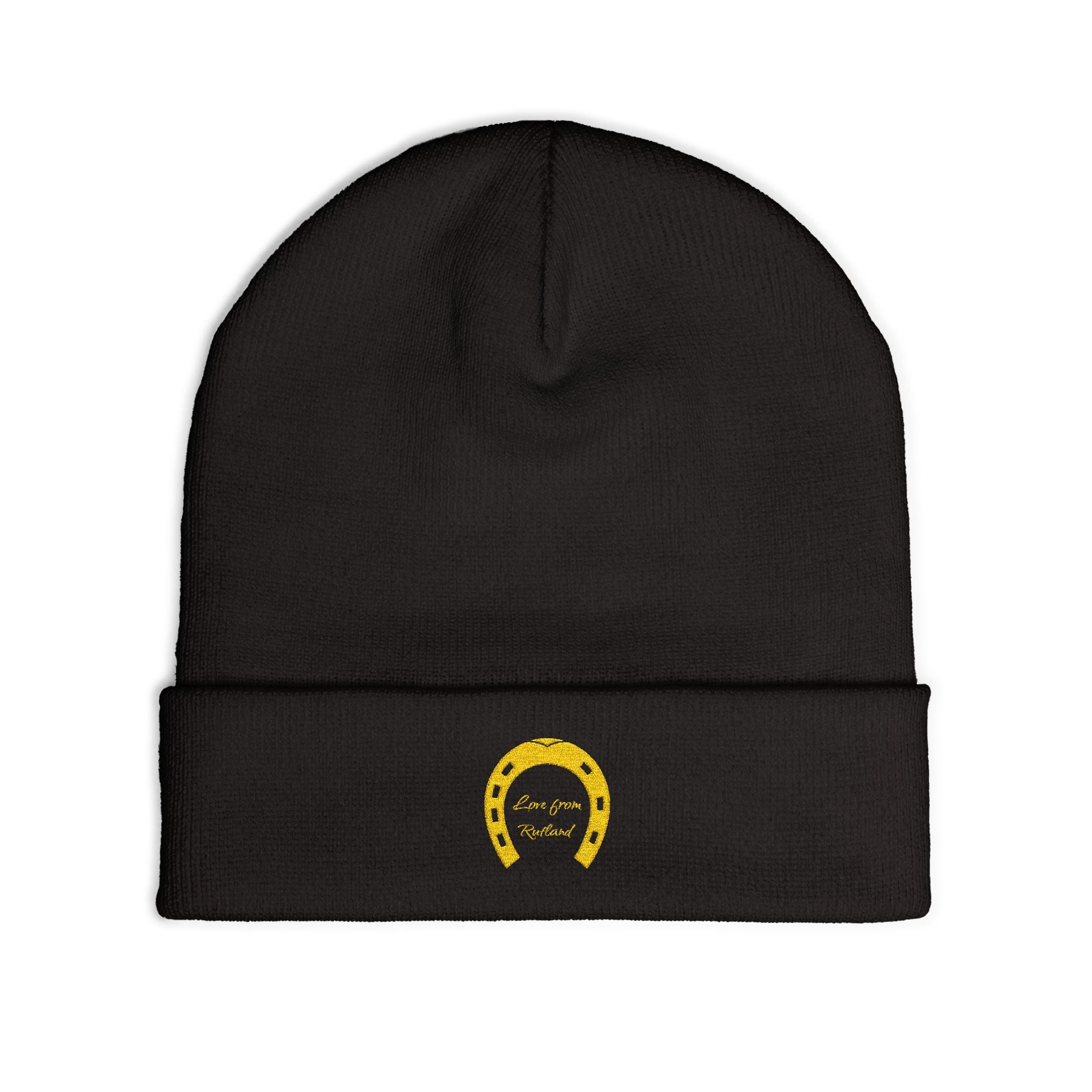 Classic Logo Embroidered Knit Beanie