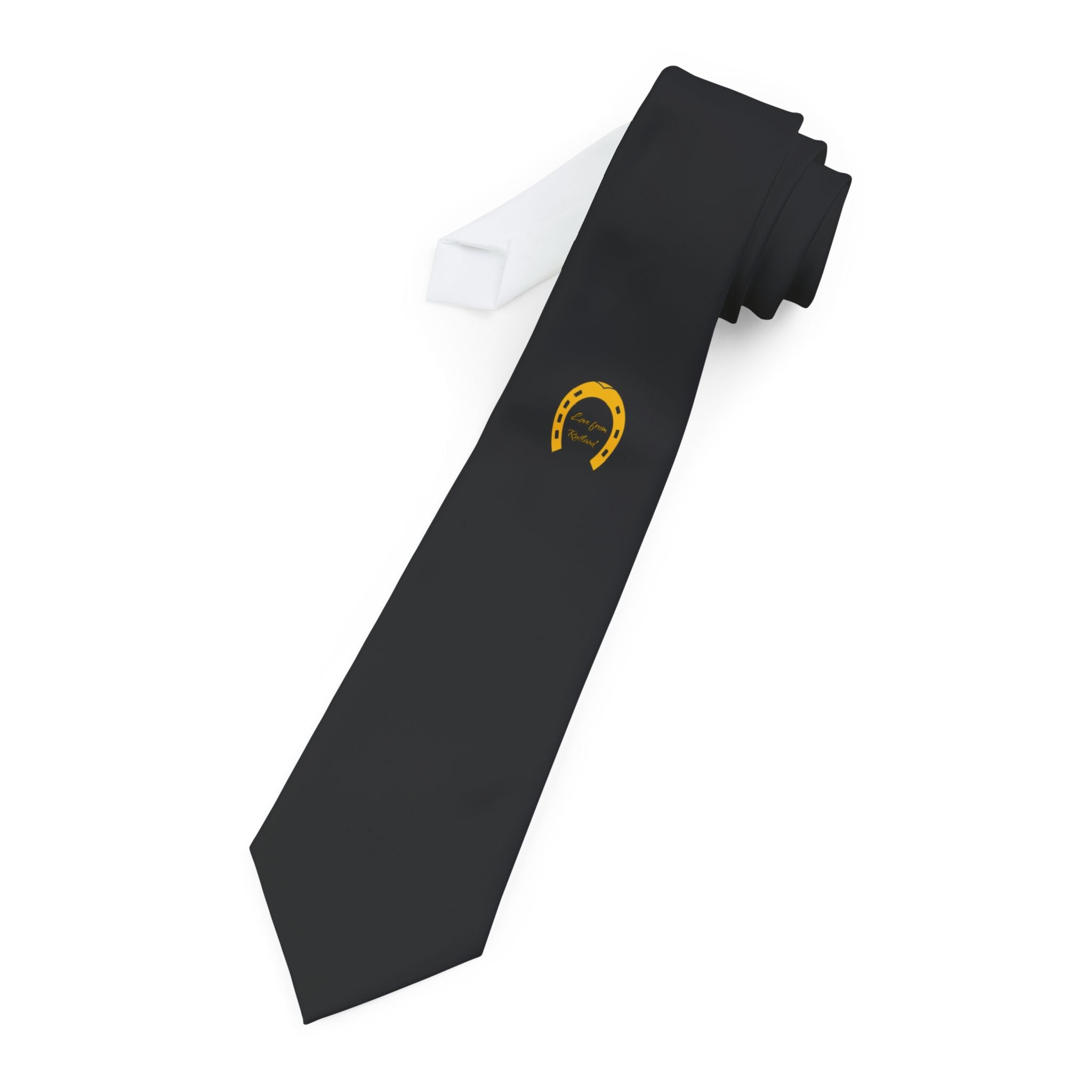 Classic Logo Black Love From Rutland Necktie
