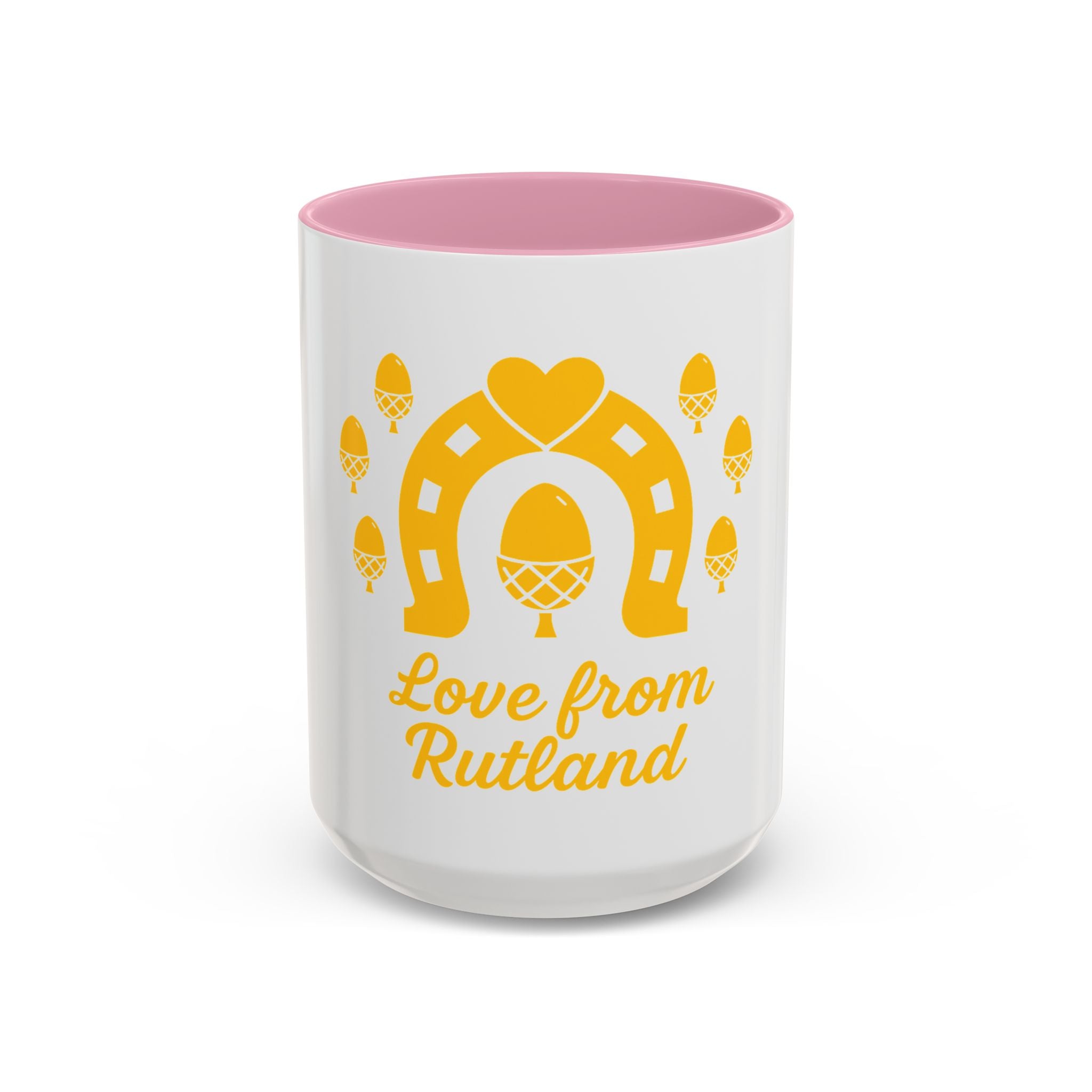 Classic Logo Colorful Love From Rutland Mug, Unique Gift, Coffee Mug, Home Decor, Designed Mug, Personalized Gift