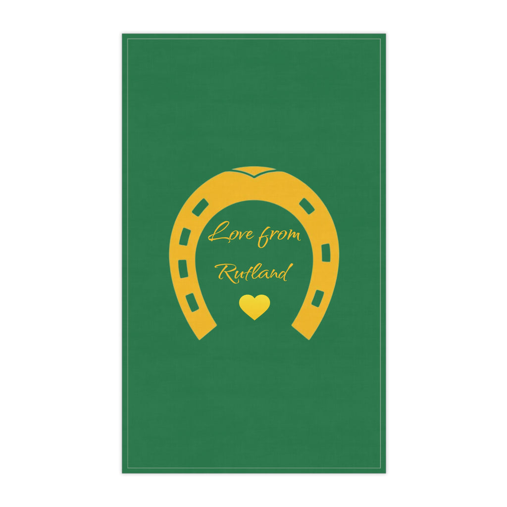Heart & Horseshoe Tea Towels (cotton, poly)