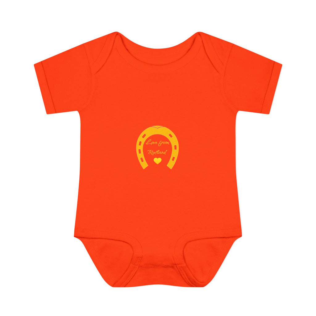 Heart & Horseshoe Bodysuit - Cute Gift for Newborns, Baby Shower, Birthday Outfit, Infants,