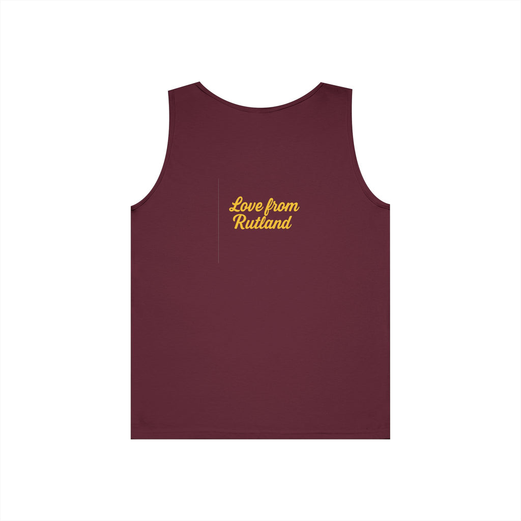 Sunshine Goddess Unisex Heavy Cotton Tank Top, Summer Style, Casual Wear, Beach Day Outfit, Gift for Her, Vacation Attire