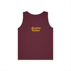Sunshine Goddess Unisex Heavy Cotton Tank Top, Summer Style, Casual Wear, Beach Day Outfit, Gift for Her, Vacation Attire