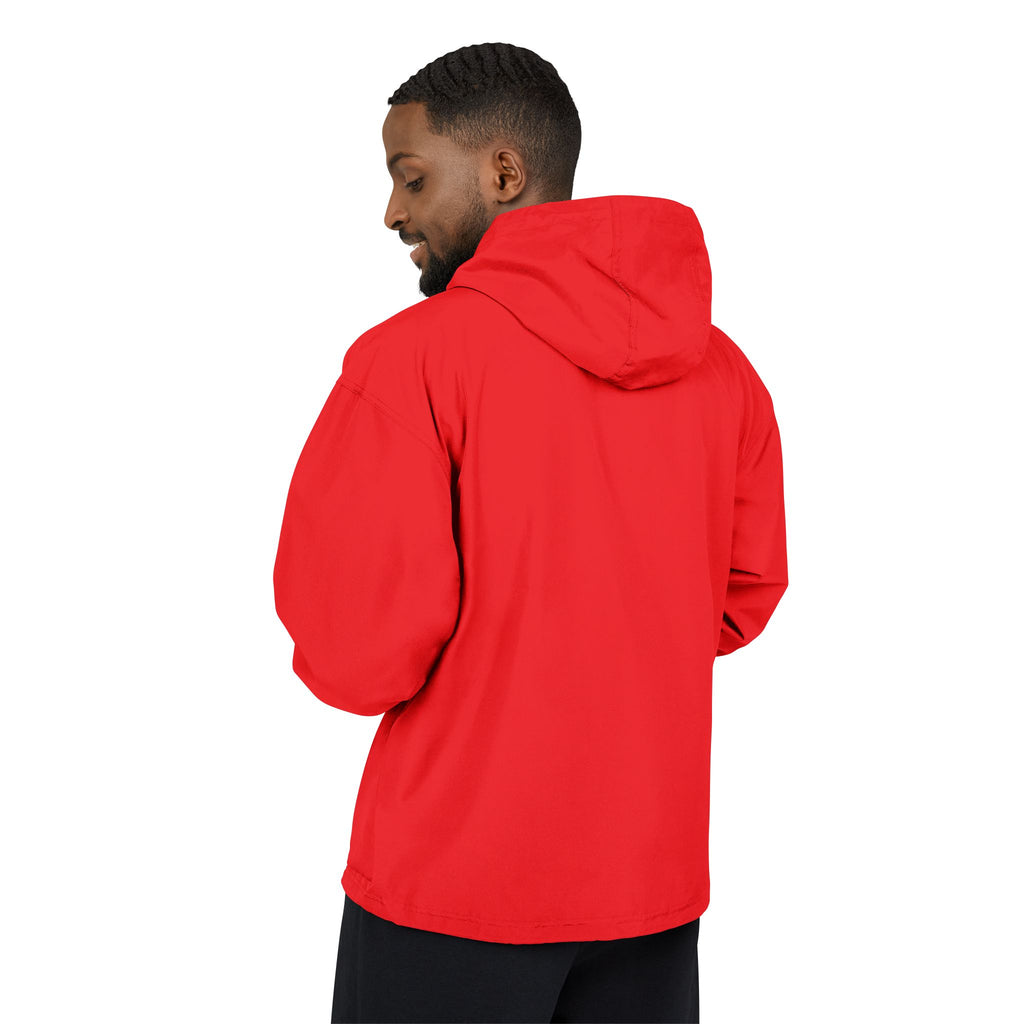 Classic Logo Champion Outdoor Anorak Jacket - Lightweight Rain Gear, Packable Windbreaker