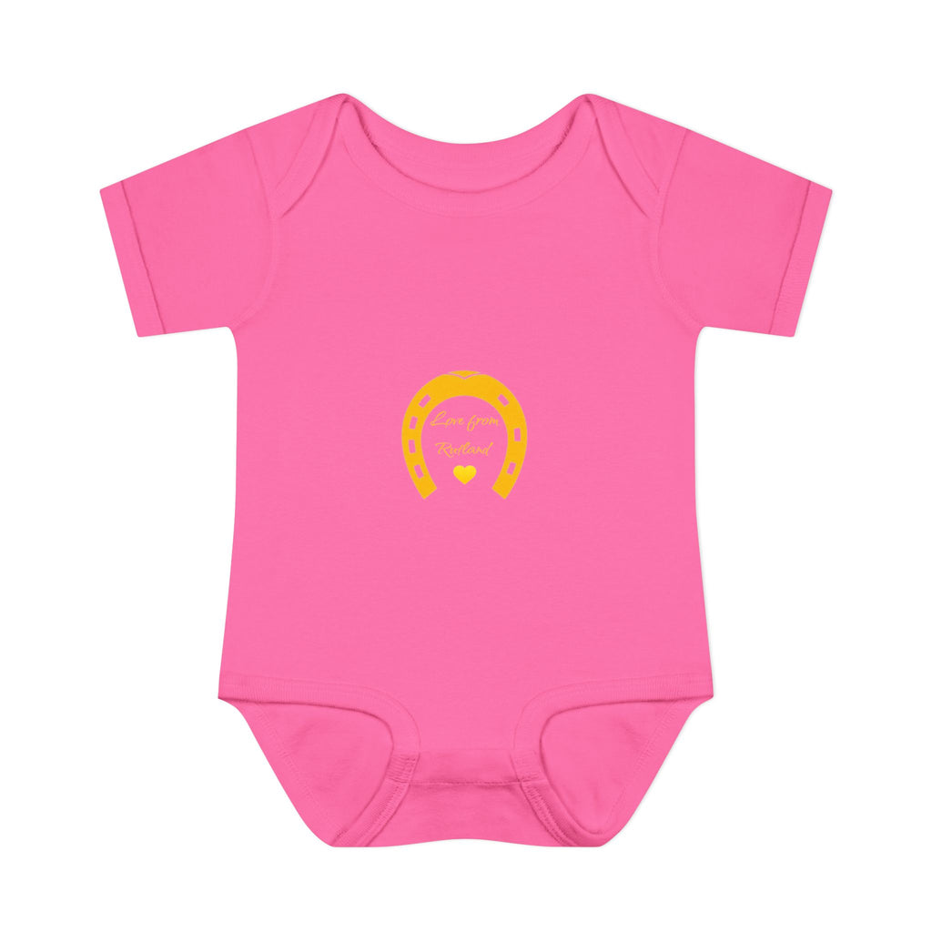 Heart & Horseshoe Bodysuit - Cute Gift for Newborns, Baby Shower, Birthday Outfit, Infants,